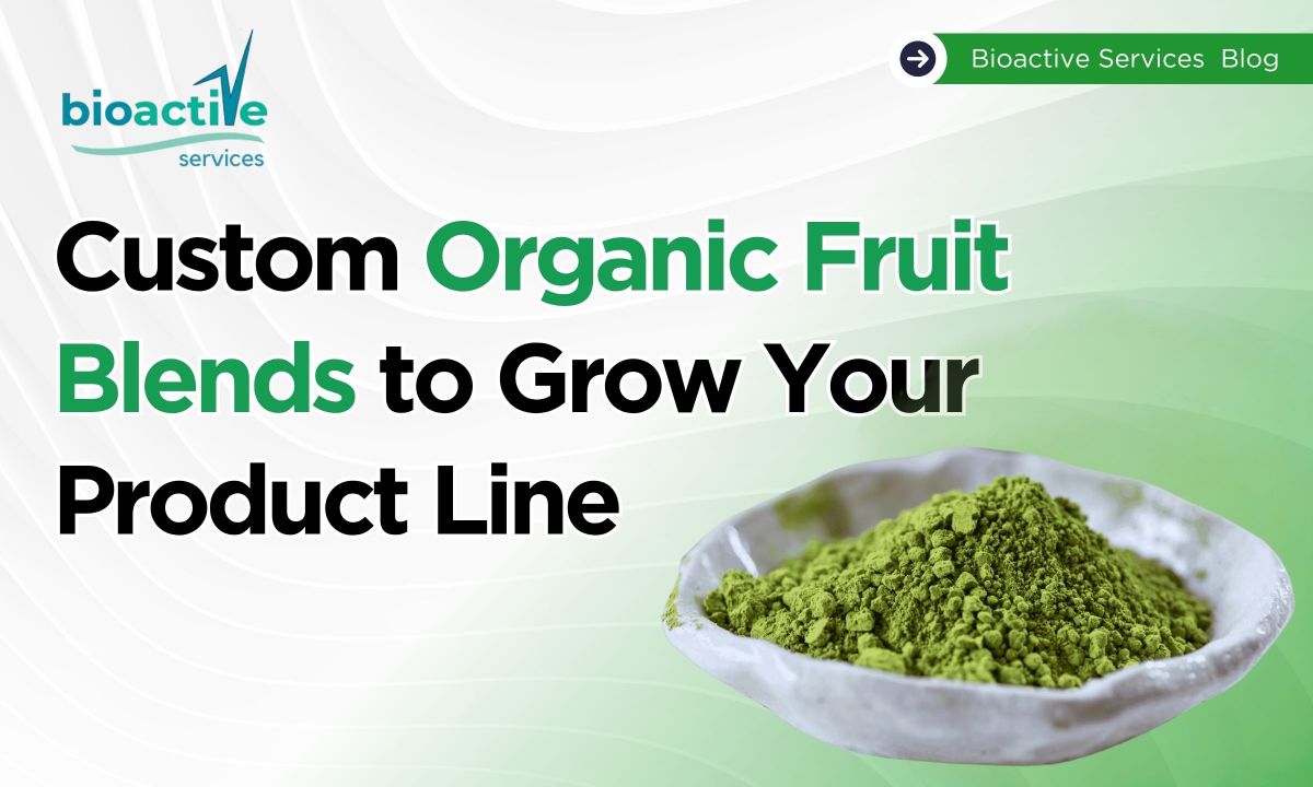 Custom Organic Fruit Blends to Grow Your Product Line