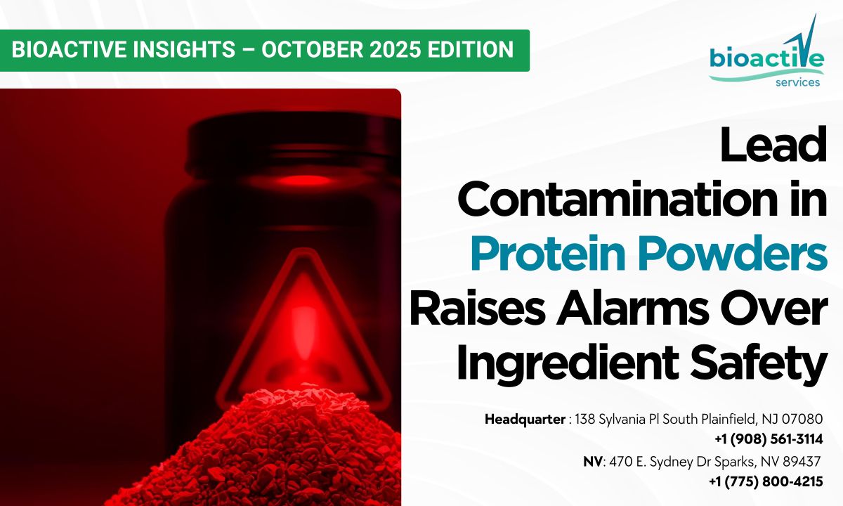 Lead Contamination in Protein Powders: Why Safe Processing Matters More Than Ever