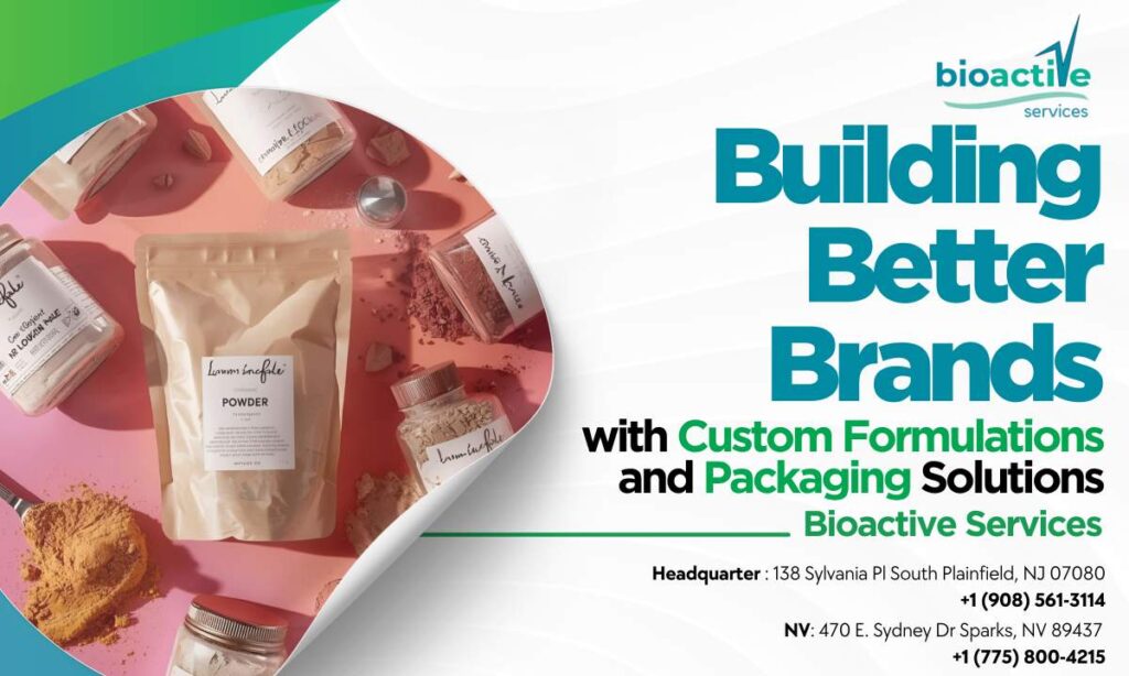 Custom formulations and packaging solutions USA