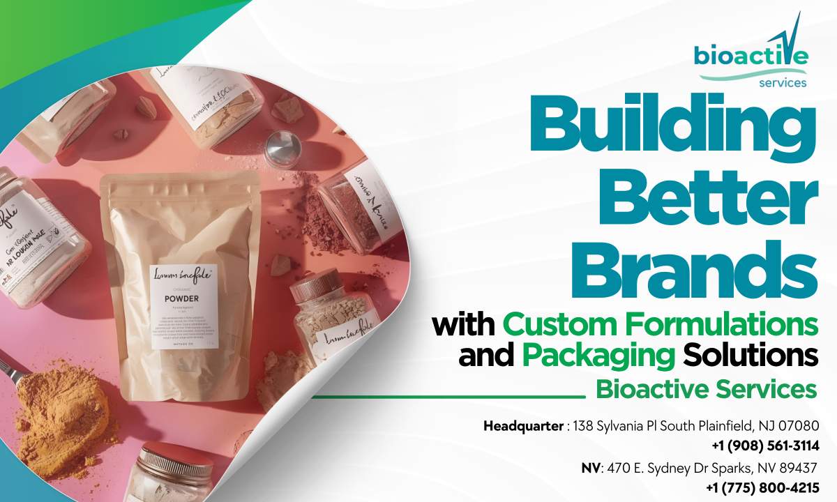 Custom formulations and packaging solutions USA
