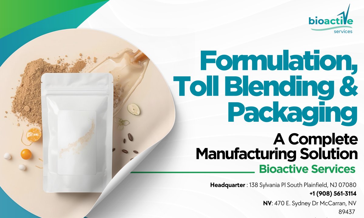 Formulation, Toll Blending & Packaging: A Complete Manufacturing Solution