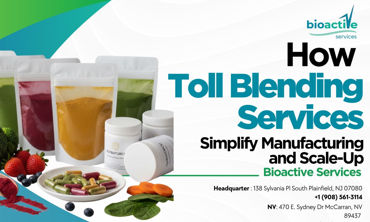 How Toll Blending Services Simplify Manufacturing and Scale-Up