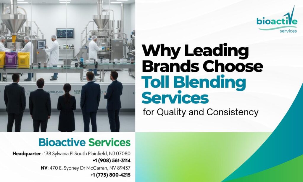 toll blending services for quality and consistency