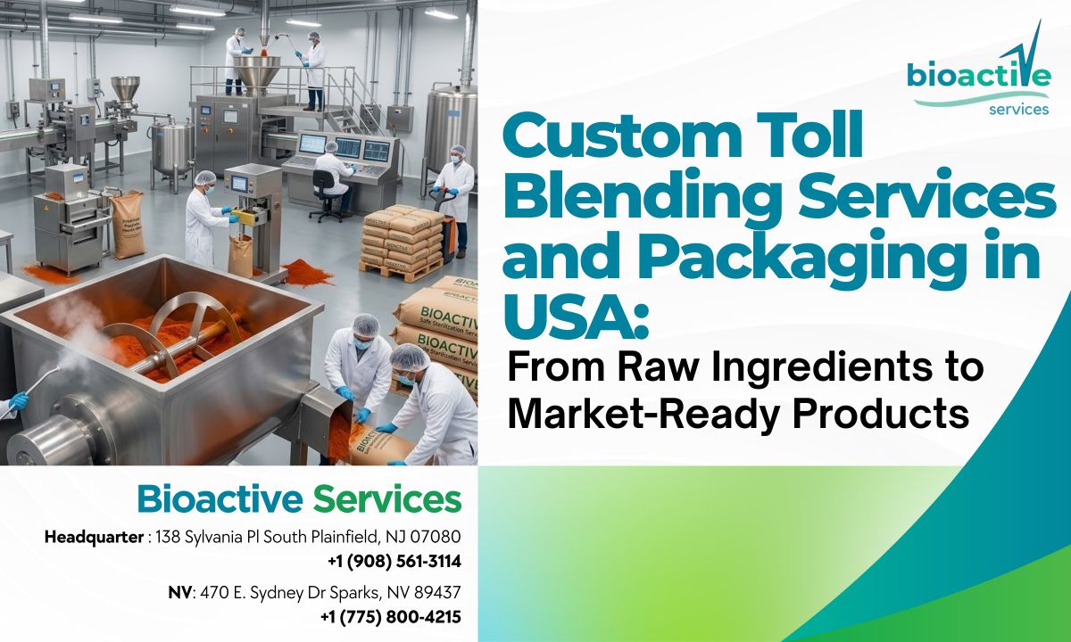 Custom Toll Blending Services and Packaging in USA