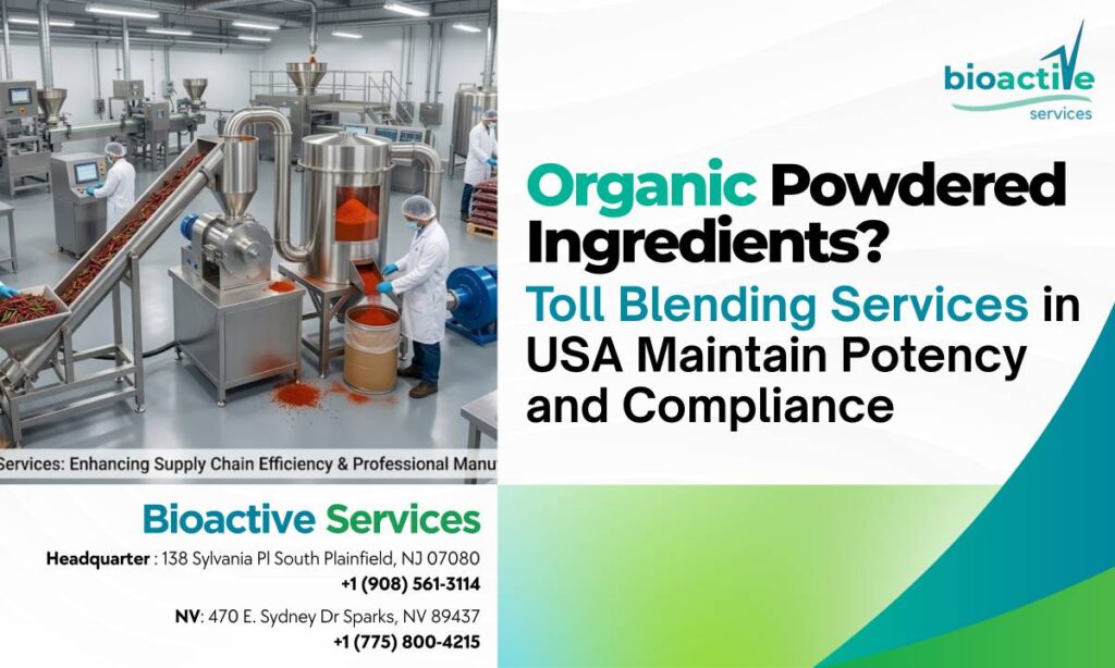 Blending Services in USA Maintain Potency and Compliance