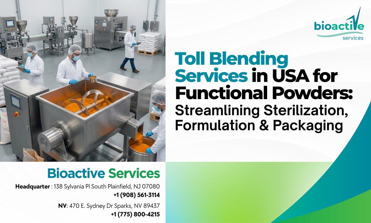 Toll Blending Services in USA for Functional Powders