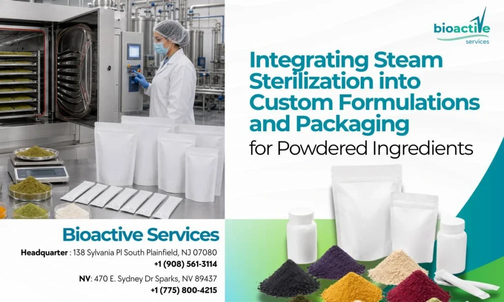 Integrated steam sterilization